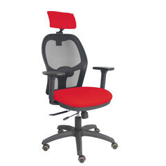 Biroja krēsls ar galvas atbalstu P&amp;C B3DRPCR Sarkans cena un informācija | Biroja krēsli | 220.lv