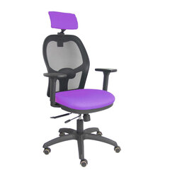 Biroja krēsls ar galvas atbalstu P&amp;C B3DRPCR Ceriņš cena un informācija | Biroja krēsli | 220.lv
