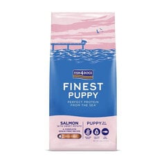 Fish4Dogs Finest Salmon Puppy kucēniem, ar lasi, 6 kg цена и информация | Сухой корм для собак | 220.lv