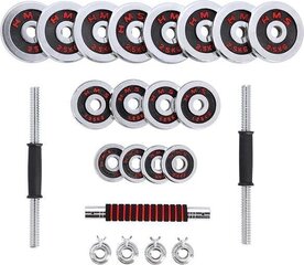 Набор дисков и грифа HMS STC30, 30 кг цена и информация | Гантели, гири, штанги | 220.lv