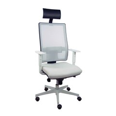 Biroja krēsls ar galvas atbalstu Horna P&amp;C 0B4BRPC, balts cena un informācija | Biroja krēsli | 220.lv