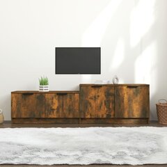 TV skapis, dūmozols, 158.5x36x45cm, koks cena un informācija | TV galdiņi | 220.lv