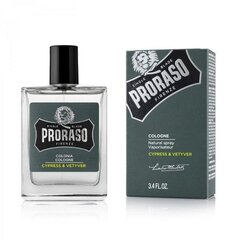 Odekolons Proraso Cypress &amp; Vetyver, 100 ml cena un informācija | Skūšanās piederumi, kosmētika | 220.lv