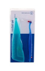 Набор межзубных щеточек, с держателем и чехлом Curaprox CPS 457 Interdental Brush Pocket 1 шт цена и информация | Зубные щетки, пасты | 220.lv