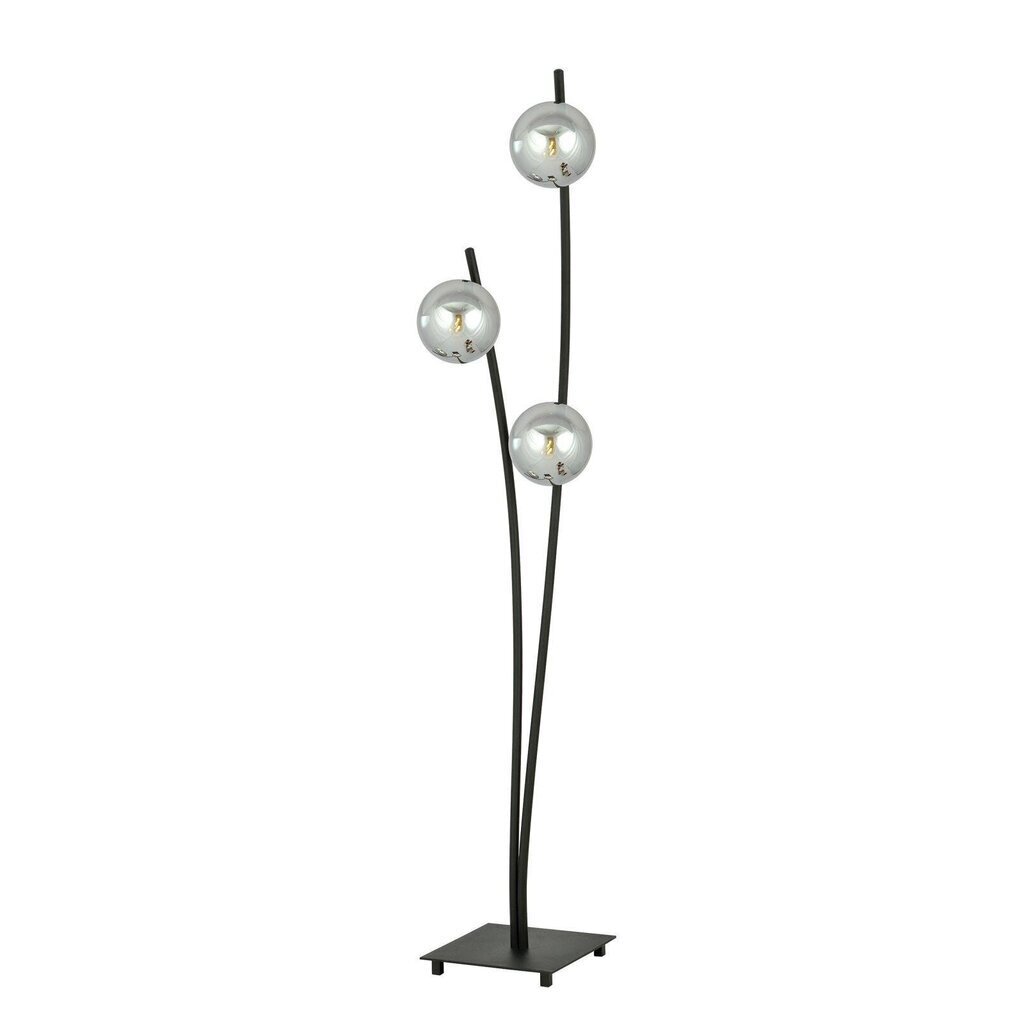 Emibig stāvlampa Hunter LP3 Black/Grafit cena un informācija | Stāvlampas | 220.lv