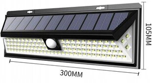 Fasādes saules lampa ar kustības un tumšuma sensoru цена и информация | Уличное освещение | 220.lv