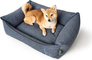 Suņu dīvāns Hunter Prag 90 x 70 cm Zils cena un informācija | Suņu gultas, spilveni, būdas | 220.lv