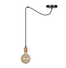 Emibig griestu lampa Spark 1 Black cena un informācija | Lustras | 220.lv