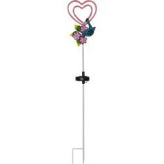 LED Āra gaismeklis uz saules baterijām 0,06W 15,5x77cm Linny Heart cena un informācija | Āra apgaismojums | 220.lv