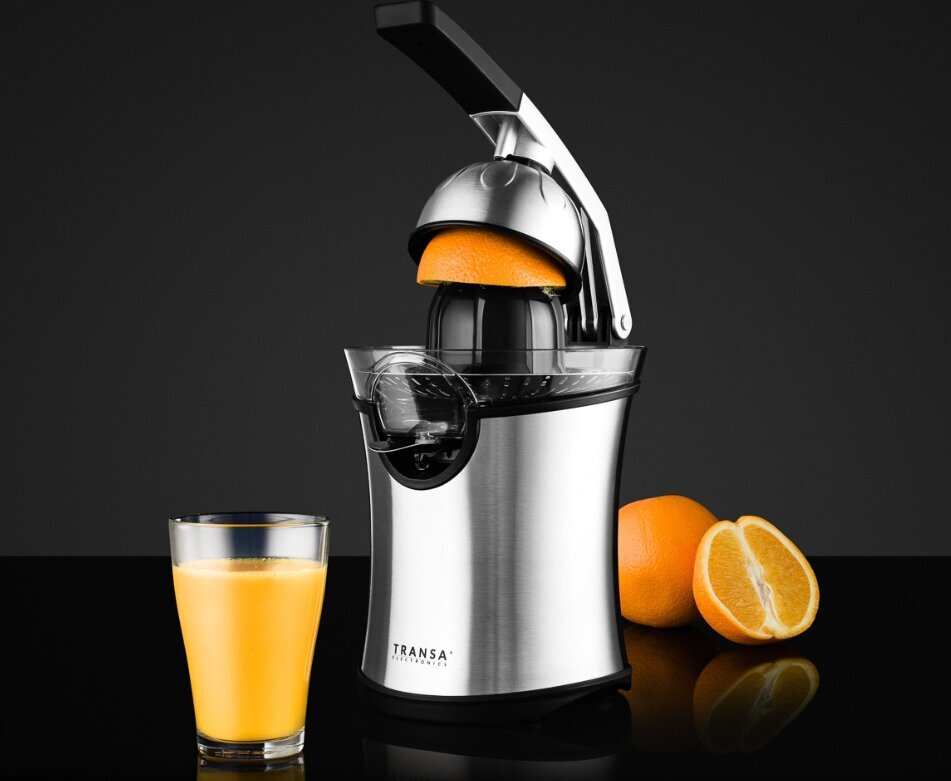 Transa Electronics CitrusJuicer citrusaugļu sulu spiede sudraba/pelēka 300W цена и информация | Sulu spiedes | 220.lv