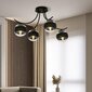 Emibig lampa Boston 4 Black/Stripe цена и информация | Griestu lampas | 220.lv