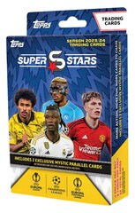 Futbola kārtis Topps UEFA Superstars Season 2023/2024 Hanger Box cena un informācija | Kolekcionējamas kartiņas | 220.lv