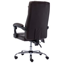 Masāžas biroja krēsls, brūns cena un informācija | Biroja krēsli | 220.lv