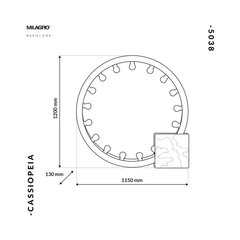 19xe14 постоянная лампа cassiopeia цена и информация | Настольные лампы | 220.lv