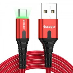 Essager LED USB-C cena un informācija | Savienotājkabeļi | 220.lv