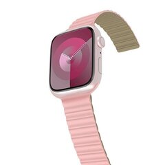 Araree pasek Silicone Link Apple Watch 38|40|41mm różowo-zielony|pink-khaki AR70-01908B цена и информация | Аксессуары для смарт-часов и браслетов | 220.lv