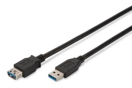 Assmann, USB-A M/F, 1.8 m cena un informācija | Kabeļi un vadi | 220.lv