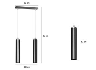 Emibig lampa Luna 2 cena un informācija | Lustras | 220.lv