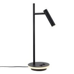 Galda lampa Maytoni Table &amp;amp;amp; Floor melnā krāsā ar iestrādātām LED diodēm Z010TL-L8B3K cena un informācija | Galda lampas | 220.lv