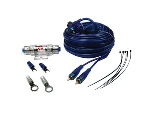 Audio instalācijas komplekts automāšīnai Premium CK-P08 500W 8AWG Necom cena un informācija | Auto piederumi | 220.lv