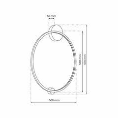 Milagro griestu lampa Saturno Black cena un informācija | Griestu lampas | 220.lv