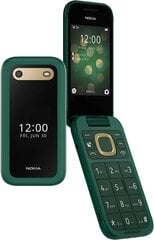 Nokia 2660 Flip Dual SIM 48/128MB Lush Green cena un informācija | Mobilie telefoni | 220.lv