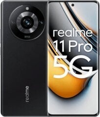 Realme 11 Pro 5G 8GB|128GB Astral Black цена и информация | Мобильные телефоны | 220.lv