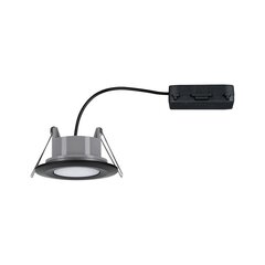 LED Встраиваемый светильник Calla Swiveling IP65 круглый 90мм 30° 6Вт 500лм 230В 4000К Черный матовый цена и информация | Монтируемые светильники, светодиодные панели | 220.lv