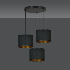 Emibig piekaramā lampa Hilde 3 BL Premium Black cena un informācija | Lustras | 220.lv