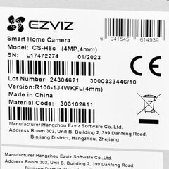Kamera Ezviz H8C 4 MP 2K IP cena un informācija | Novērošanas kameras | 220.lv