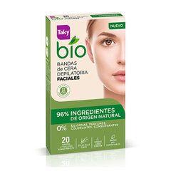 Депиляционные полоски для лица Bio Natural Taky (20 шт) цена и информация | Средства для депиляции | 220.lv