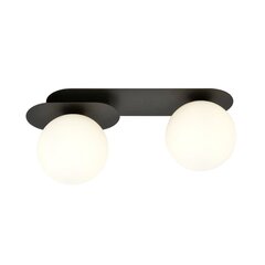 Emibig lampa Plaza 2 Black/Opal cena un informācija | Griestu lampas | 220.lv