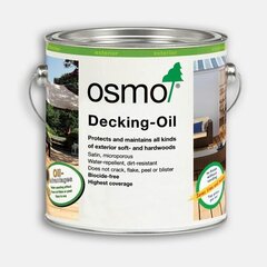 Terases eļļa Osmo 016, gludā šoreja (bangkira), tumša, 2,5 l цена и информация | Импрегнанты, средства для ухода | 220.lv