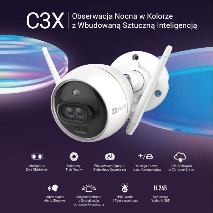 Drošības kamera Ezviz CS-CV310-C0-6B22WF-D1Y0 (4 mm) цена и информация | Novērošanas kameras | 220.lv