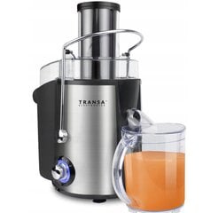 Соковыжималка "Transa Electronics FreshJuice" серебристый/серый 1400 Вт цена и информация | Соковыжималки | 220.lv