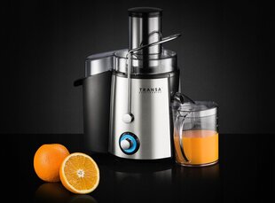 Соковыжималка "Transa Electronics FreshJuice" серебристый/серый 1400 Вт цена и информация | Соковыжималки | 220.lv