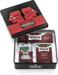 Vintāžas skūšanās komplekts vīriešiem Proraso Primadopo: krēms pirms skūšanās 100 ml + skūšanās krēms 150 ml + losjons pēc skūšanās 100 ml cena un informācija | Skūšanās piederumi, kosmētika | 220.lv