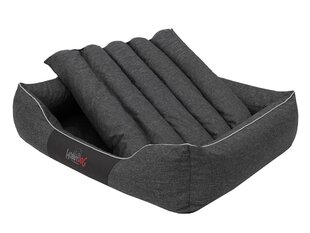 Hobbydog лежак Comfort Black Ekolen, XL, 85x65 см цена и информация | Лежаки, домики | 220.lv