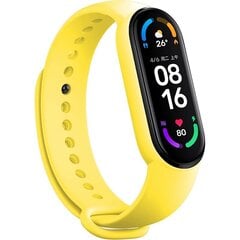 Fusion wave ремешок для часов Xiaomi Mi Band 3 | Mi Band 4 желтый цена и информация | Аксессуары для смарт-часов и браслетов | 220.lv