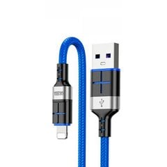 KAKUSIGA KSC-696 USB-A -> Lightning кабель для зарядки 15 Вт | 120 см синий цена и информация | Кабели для телефонов | 220.lv