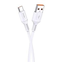 KAKUSIGA KSC-805 USB-A -> USB-C кабель для зарядки 15 Вт | 3A | 100 см белый цена и информация | Кабели для телефонов | 220.lv