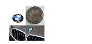 Эмблема BMW, 74 мм (имитация карбона) цена и информация | Авто принадлежности | 220.lv