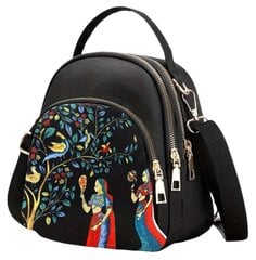Маленький женский рюкзак G6, черный цена и информация | Женские сумки | 220.lv