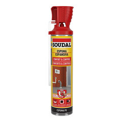 Putas Soudal Confort &amp; Control 123921 Poliuretāns 600 ml cena un informācija | Izolācijas materiāli | 220.lv