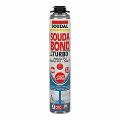 Поролон Soudal SoudaBond Turbo Полиуретан Пистолет 750 ml цена и информация | Изоляционные материалы | 220.lv