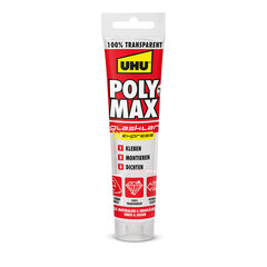 Герметик / Клей UHU 6310615 Poly Max Cristal Express Прозрачный 115 g цена и информация | Изоляционные материалы | 220.lv