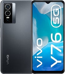 Vivo Y76 5G 256 GB melns cena un informācija | Mobilie telefoni | 220.lv