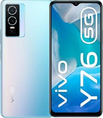 Vivo Y76 5G 128 GB Blue cena un informācija | Mobilie telefoni | 220.lv