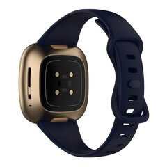 Julman Versa 3,4 SL dark Blue L Силиконовый ремешок для часов Fitbit Versa 3,4 SL dark Blue L цена и информация | Аксессуары для смарт-часов и браслетов | 220.lv