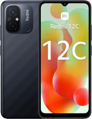 Смартфоны Xiaomi Redmi 12C 6,71" Серый 128 Гб цена и информация | Мобильные телефоны | 220.lv